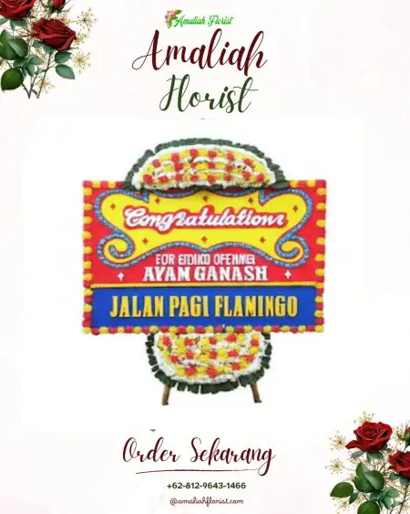 Sewa Papan Bunga Tomolito
